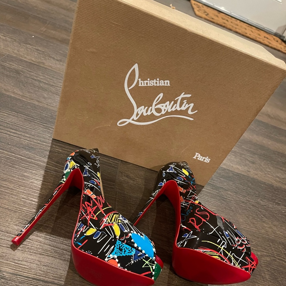 Christian Louboutin Fetish Peep 150